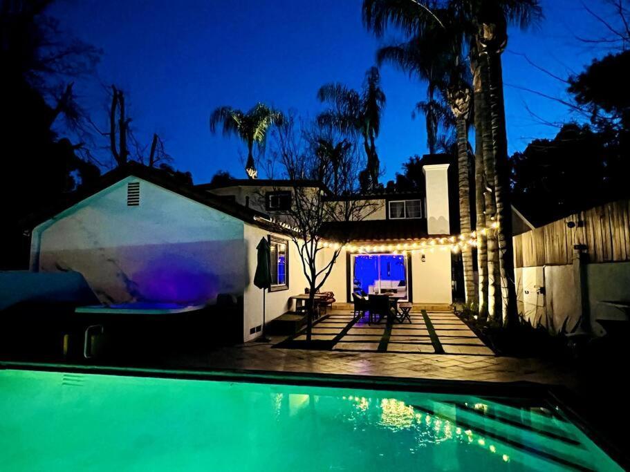 Stylish Mediterranean Villa, Pool, Jacuzzi, Hollywood & Malibu Bliss 洛杉矶 外观 照片